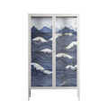 Dalgalar - Cabinet - Nur Rydberg - Chalk - Clear glass