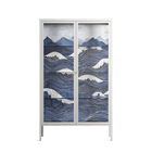 Dalgalar - Cabinet - Nur Rydberg - Chalk - Clear glass