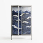 Dalgalar - Cabinet - Nur Rydberg - Chalk - Clear glass