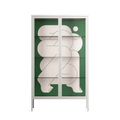 Carry - Cabinet - Andrea Devia-Nuño - Chalk - Clear glass