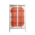 Keep - Cabinet - Andrea Devia-Nuño - Chalk - Clear glass