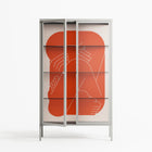 Keep - Cabinet - Andrea Devia-Nuño - Chalk - Clear glass