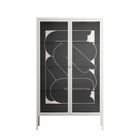 Love Flow - Cabinet - Andrea Devia-Nuño - Chalk - Clear glass