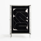 Love Flow - Cabinet - Andrea Devia-Nuño - Chalk - Clear glass