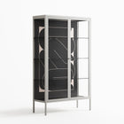 Love Flow - Cabinet - Andrea Devia-Nuño - Chalk - Clear glass