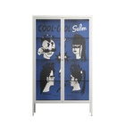 Cool Cool Salon Blue - Cabinet - Aley Wild - Chalk - Clear glass