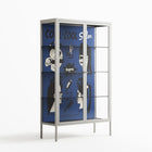 Cool Cool Salon Blue - Cabinet - Aley Wild - Antracite - Clear glass