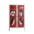 Cool Cool Salon Red - Cabinet - Aley Wild - Chalk - Clear glass