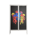 Mushroom Dance Multi - Cabinet - Aley Wild - Chalk - Clear glass