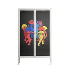 Mushroom Dance Multi - Cabinet - Aley Wild - Chalk - Clear glass
