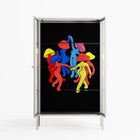 Mushroom Dance Multi - Cabinet - Aley Wild - Chalk - Clear glass