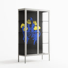 Mushroom Dance Blue - Cabinet - Aley Wild - Chalk - Clear glass