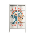 Vibing With The Universe - Cabinet - Aley Wild - Chalk - Clear glass