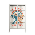 Vibing With The Universe - Cabinet - Aley Wild - Chalk - Clear glass