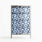Blue Poppy 2 - Cabinet - Katie O’Shea - Chalk - Clear glass