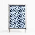 Blue Poppy 2 - Cabinet - Katie O’Shea - Chalk - Clear glass