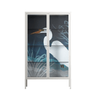 Egret - Cabinet - Katie O’Shea - Chalk - Clear glass