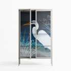 Egret - Cabinet - Katie O’Shea - Chalk - Clear glass
