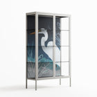 Egret - Cabinet - Katie O’Shea - Chalk - Clear glass