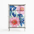 Pink Anemones - Cabinet - Katie O’Shea - Chalk - Clear glass