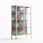 Pink Floras - Cabinet - Katie O’Shea - Chalk - Clear glass