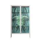 Turtle With Kelp - Cabinet - Katie O’Shea - Chalk - Clear glass