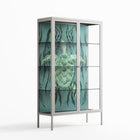 Turtle With Kelp - Cabinet - Katie O’Shea - Chalk - Clear glass