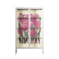 Tulips - Cabinet - Katie O’Shea - Chalk - Clear glass