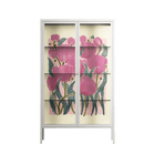 Tulips - Cabinet - Katie O’Shea - Chalk - Clear glass