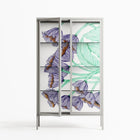 Tulips Purple - Cabinet - Katie O’Shea - Chalk - Clear glass