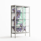 Tulips Purple - Cabinet - Katie O’Shea - Chalk - Clear glass