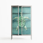 Turtle Without Kelp - Cabinet - Katie O’Shea - Chalk - Clear glass