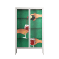 Cheers Girls - Cabinet - Raissa Oltmanns - Chalk - Clear glass