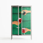 Cheers Girls - Cabinet - Raissa Oltmanns - Chalk - Clear glass