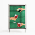 Cheers Girls - Cabinet - Raissa Oltmanns - Chalk - Clear glass
