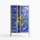 Odin - Cabinet - Cezar Berje - Chalk - Clear glass
