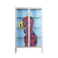 Flower - Cabinet - Cezar Berje - Chalk - Clear glass