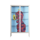 Flower - Cabinet - Cezar Berje - Chalk - Clear glass