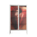 Red 2 - Cabinet - Nadia Ryder - Chalk - Clear glass