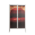 Red - Cabinet - Nadia Ryder - Chalk - Clear glass