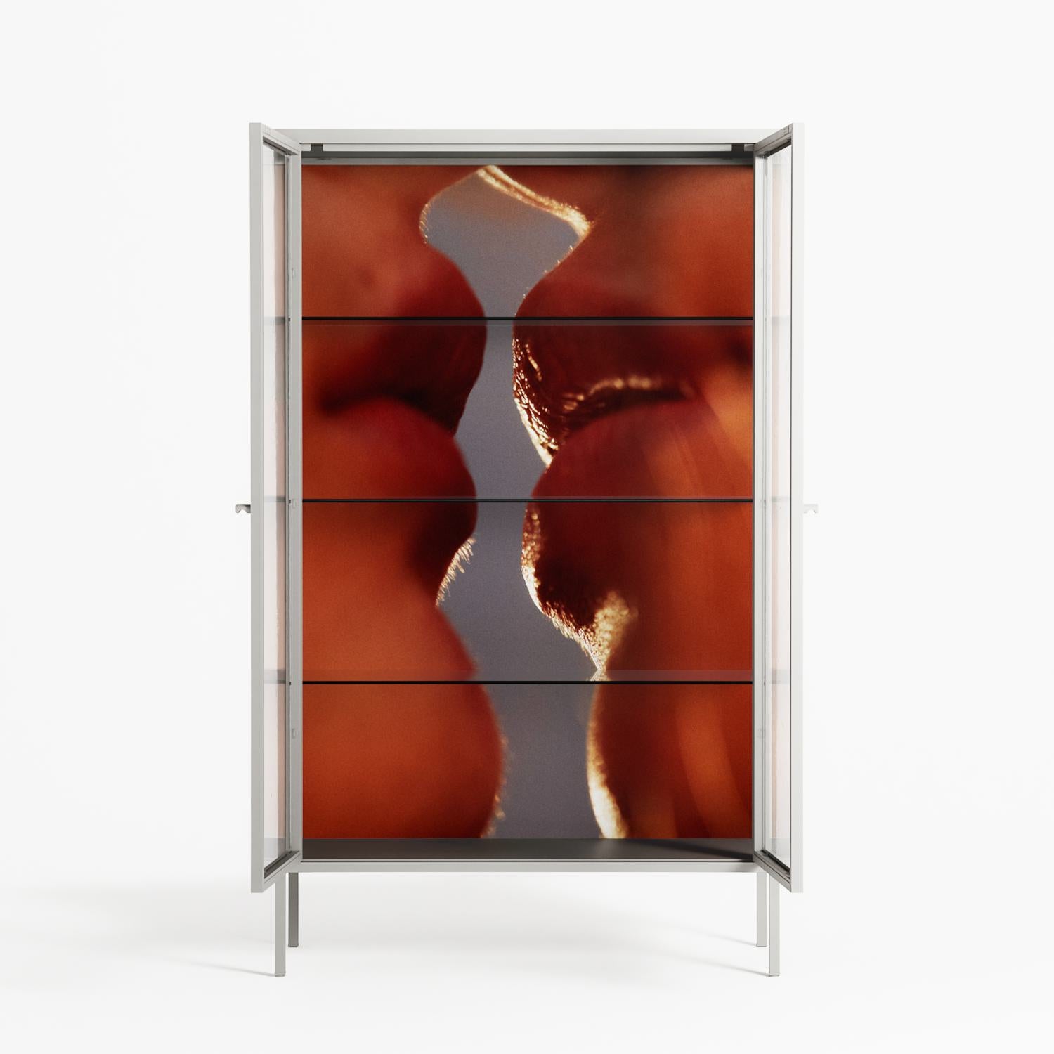 The Art Of Kissing 2 - Cabinet - Nadia Ryder - Chalk - Clear glass