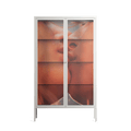 The Art Of Kissing - Cabinet - Nadia Ryder - Chalk - Clear glass