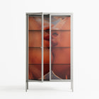 The Art Of Kissing - Cabinet - Nadia Ryder - Chalk - Clear glass