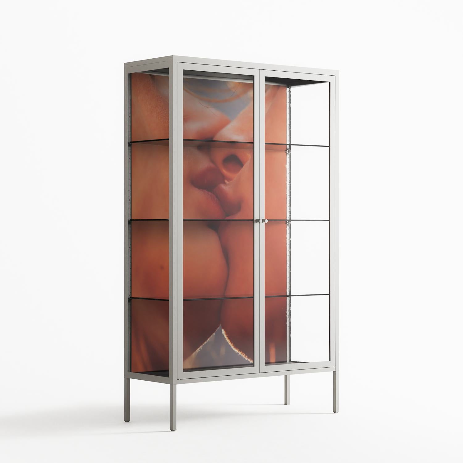The Art Of Kissing - Cabinet - Nadia Ryder - Chalk - Clear glass