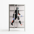 Décomposé - Cabinet - David Vanadia - Chalk - Clear glass