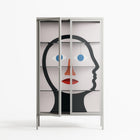 En_Suspend - Cabinet - David Vanadia - Chalk - Clear glass