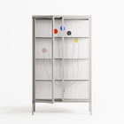 Épanoui - Cabinet - David Vanadia - Chalk - Clear glass
