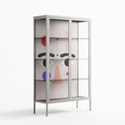 Équilibré - Cabinet - David Vanadia - Chalk - Clear glass