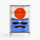 Immergé - Cabinet - David Vanadia - Chalk - Clear glass