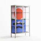 Immergé - Cabinet - David Vanadia - Chalk - Clear glass